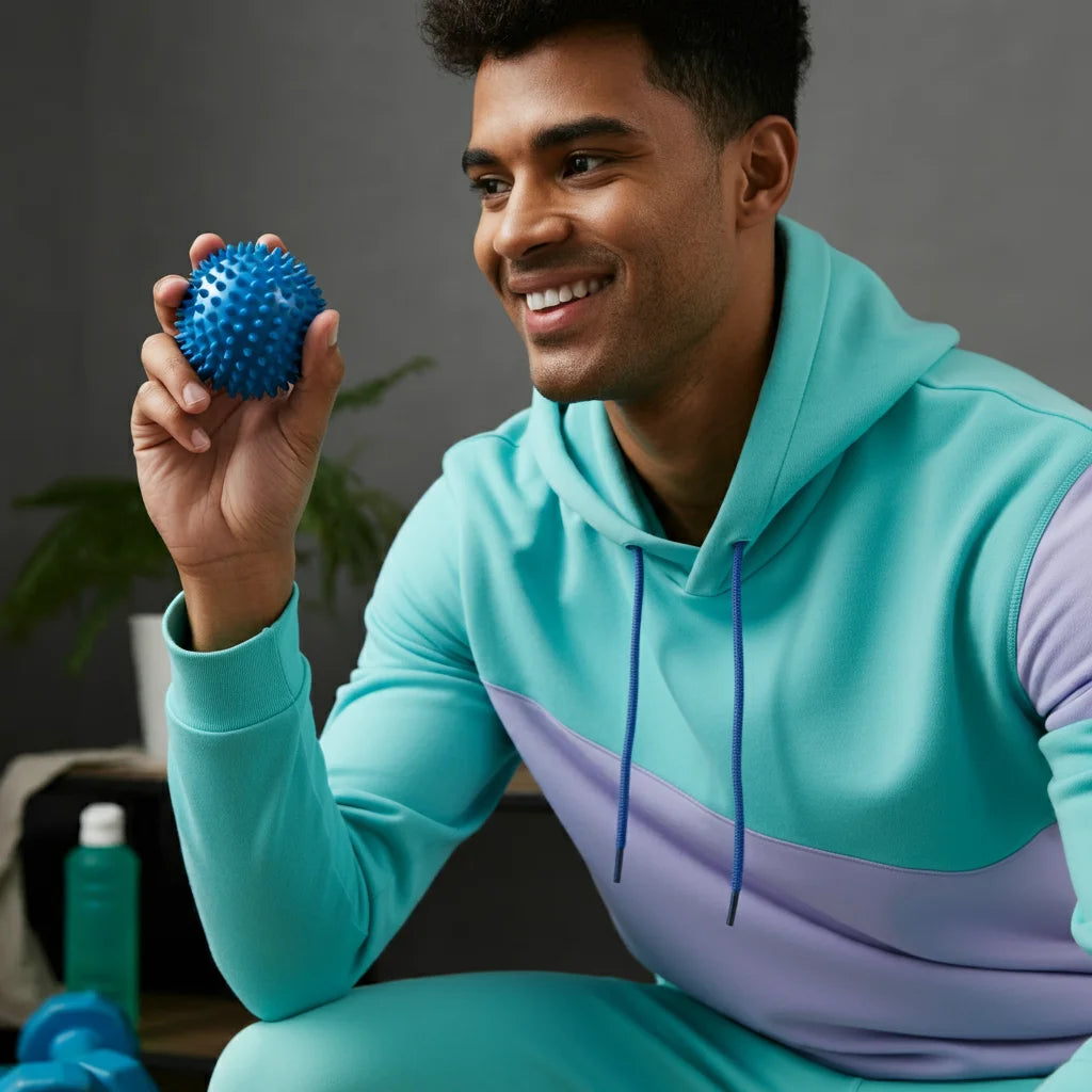 WELLCART PVC Spiky Massage Ball