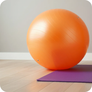 Inflatable Exercise Ball for Body's Core Strengthening & Balance